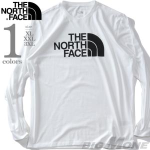 大きいサイズ メンズ THE NORTH FACE ノースフェイス プリント 長袖 Tシャツ HALF DOME TEE USA直輸入 nf0a811o-la9｜bmo