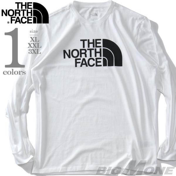 大きいサイズ メンズ THE NORTH FACE ノースフェイス プリント 長袖 Tシャツ HAL...