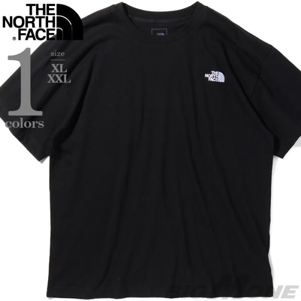 大きいサイズ メンズ THE NORTH FACE ノースフェイス ロゴ刺繍 半袖 Tシャツ USA...