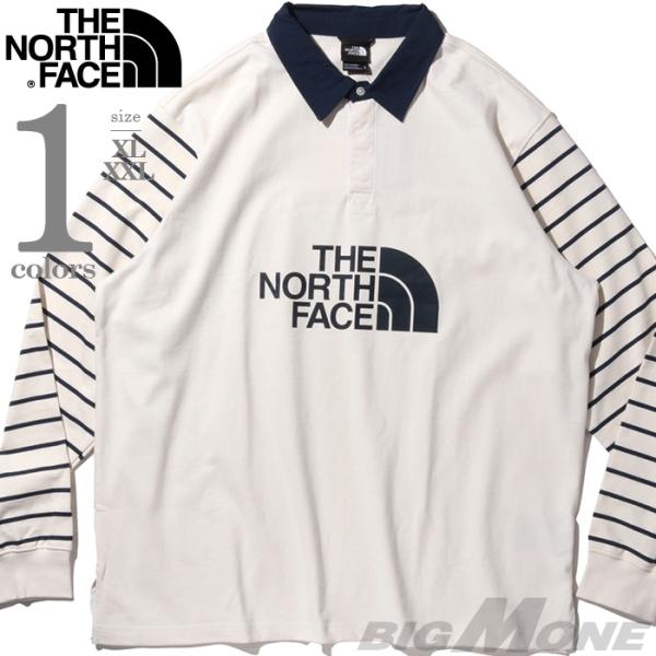 大きいサイズ メンズ THE NORTH FACE ノースフェイス 長袖 イージー ラグビー ポロシ...