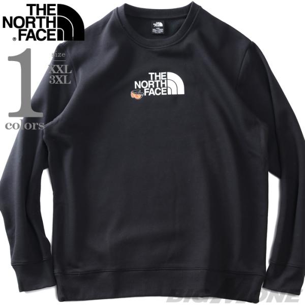 大きいサイズ メンズ THE NORTH FACE ノースフェイス プリント トレーナー FREER...