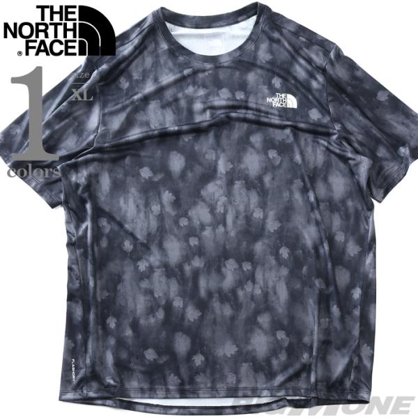 大きいサイズ メンズ THE NORTH FACE ノースフェイス 総柄 半袖 Tシャツ 24/7 ...