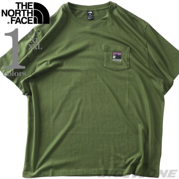 大きいサイズ メンズ THE NORTH FACE ノースフェイス ポケット付 半袖 Tシャツ MO...