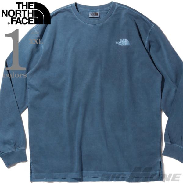 大きいサイズ メンズ THE NORTH FACE ノースフェイス 刺繍入り 長袖 Tシャツ USA...