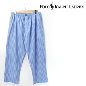 大きいサイズ メンズ XL POLO RALPH LAUREN ポロ ラルフ ローレン ストライプパンツ ブルー系 pj1-100 USA直輸入 AWSS8｜bmo