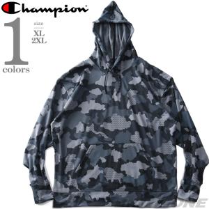 大きいサイズ メンズ Champion チャンピオン カモフラ柄 プルオーバー パーカー 迷彩柄 USA直輸入 s9441p-586638｜bmo