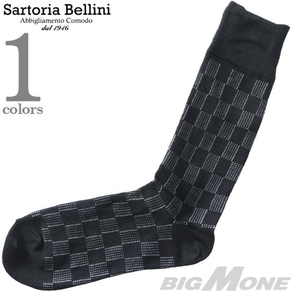 大きいサイズ メンズ SARTORIA BELLINI 抗菌防臭 格子柄 ビジネス ソックス 靴下 ...