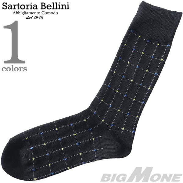大きいサイズ メンズ SARTORIA BELLINI 抗菌防臭 チェック柄 ビジネス ソックス 靴...