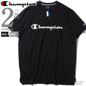 大きいサイズ メンズ Champion チャンピオン ロゴ プリント 半袖 Tシャツ USA直輸入 t5059｜bmo
