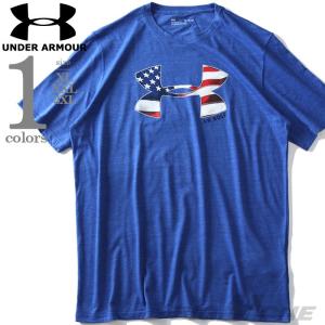 大きいサイズ メンズ UNDER ARMOUR アンダーアーマー ロゴ プリント 半袖 Tシャツ USA直輸入 um5104｜bmo