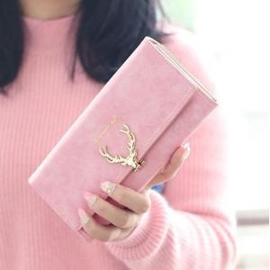 財布 オシャレスタッズ長財布 ウォレット ディアー 鹿