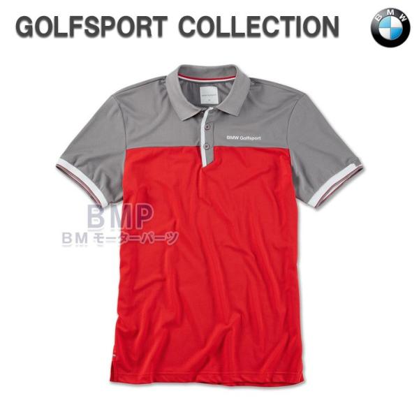 BMW 純正 GOLFSPORT COLLECTION ポロシャツ レッド メンズ