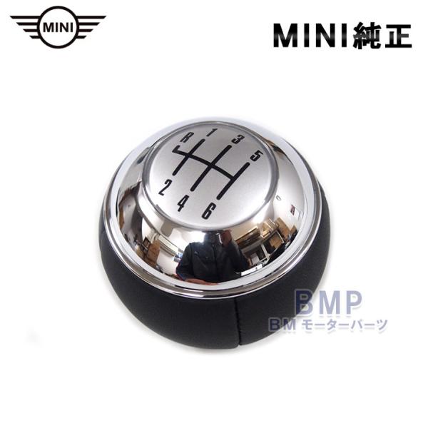 BMW MINI アクセサリー R50 R52 R53 後期 6速 MT用 シフトノブ レザー クロ...