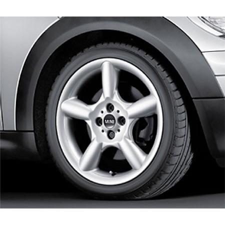 BMW MINI アロイ ホイール 7J×17 ET48 5スター ペース スポーク R110 シル...