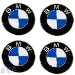 BMW 純正 エンブレム ホィールキャップバッジ 65mm 4枚セット : BM 