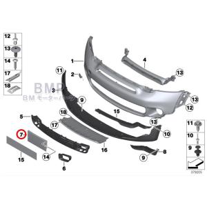BMW MINI R60 R61 Cooper S用 フロント ナンバーベース プライム 無塗装｜bmp