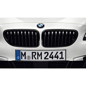 BMW F12 F13 F06 6シリーズ 後期 M Performanceブラック キドニー グリル セット 2015.3〜 パフォーマンス