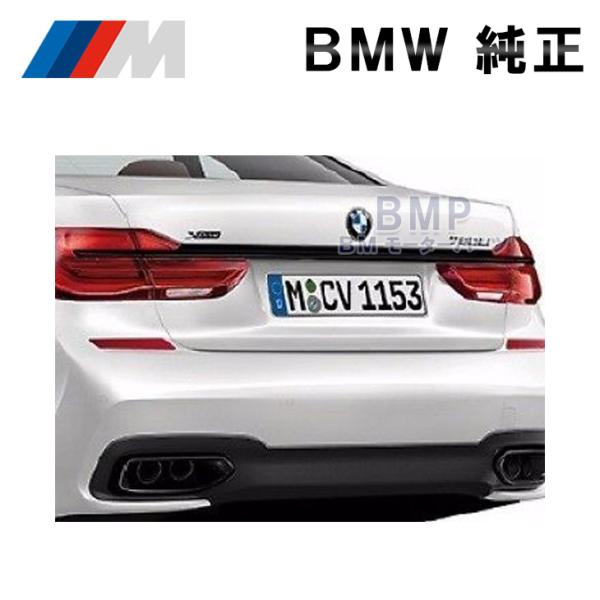BMW 純正 G11 G12 前期 7シリーズ M Performance ブラック リヤ モールデ...