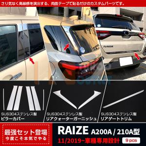 MODELLISTA モデリスタ バックドアガーニッシュ ライズ A201A/A210A