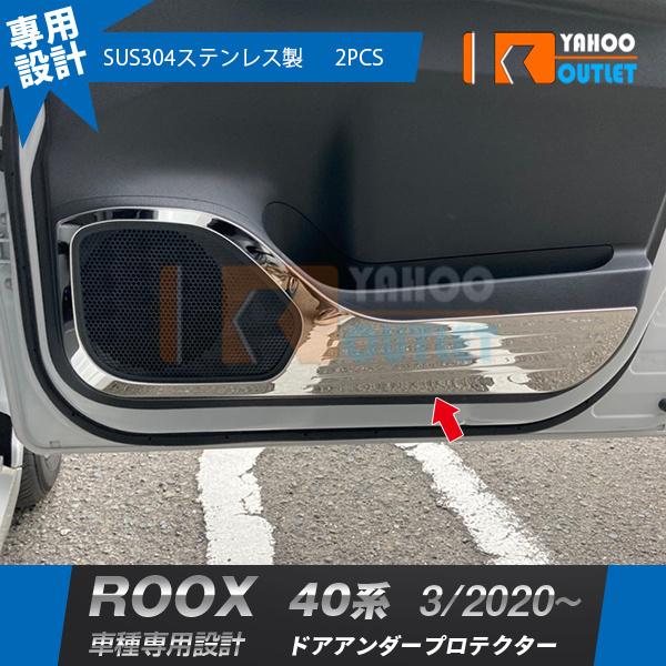 セール 日産 ルークス 40系 2020年3月〜 インナー ドアアンダープロテクター ドア キックガ...