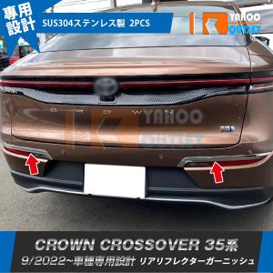 クラウンクロスオーバー TZSH35 AZSH35 超鏡面 ステンレス ブラック