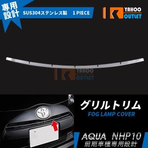 大放出セール トヨタ アクア NHP10 前期（H23.12-H26.11）フロントバンパーグリルカバー