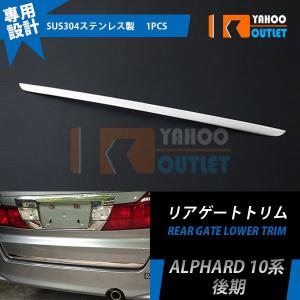 特価 アルファード 10系 後期 リアゲートトリム バックドア