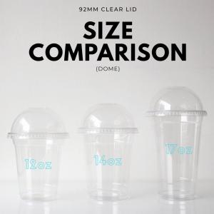 92mm口径 407ml テイクアウト クリア...の詳細画像2