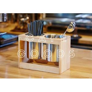 紙コップ テイクアウト おしゃれ クリアカップ カフェグッズ ディスペンサー ウッドキューブミニ　2...