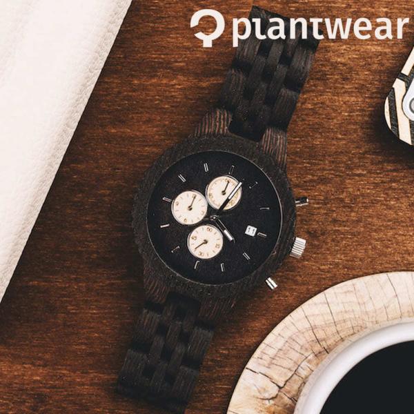 木製腕時計 メンズ レディース plantwear Foxシリーズ Wenge ユニセックス おしゃ...