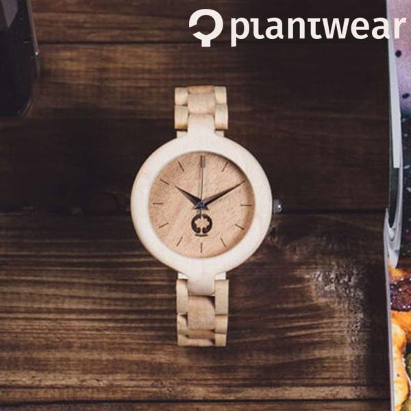 木製腕時計 レディース plantwear Glamourシリーズ Maple おしゃれなブランド時...