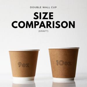 断熱クラフト2重 9オンス 紙カップ & ホッ...の詳細画像2