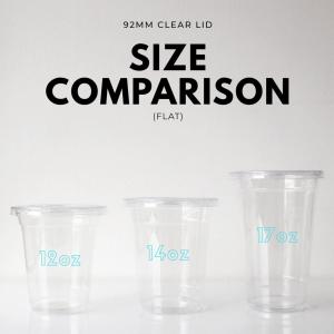 92mm口径 407ml ペットカップ フタ付...の詳細画像5