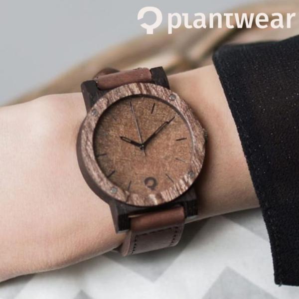 木製腕時計 メンズ レディース plantwear Rawシリーズ Double Copper Eb...
