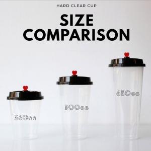 89mm口径 ハード クリアカップ 360ml...の詳細画像2