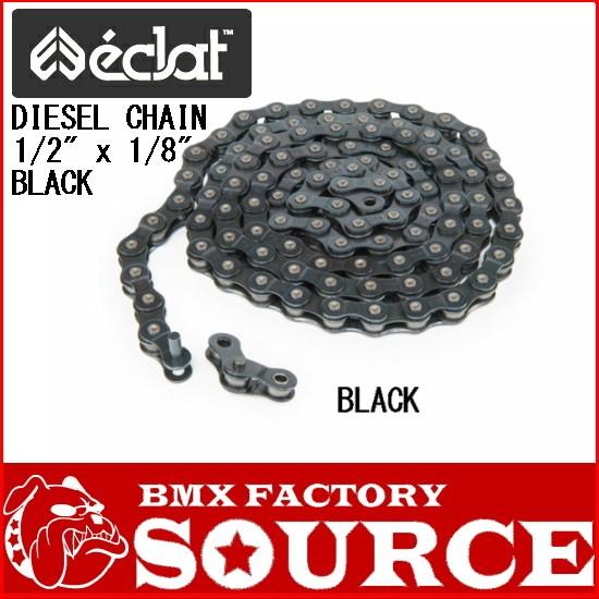 BMX ECLAT チェーン　DIESEL CHAIN  1/2" x 1/8"  BLACK　