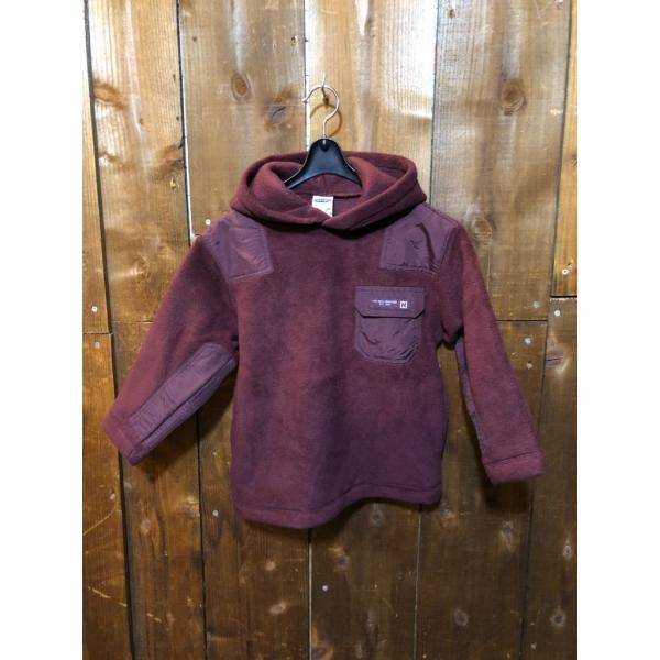 こども服　フリース OLD NAVY フリースパーカー　ボルドー 4/5　送料無料　 輸入子供服　新...
