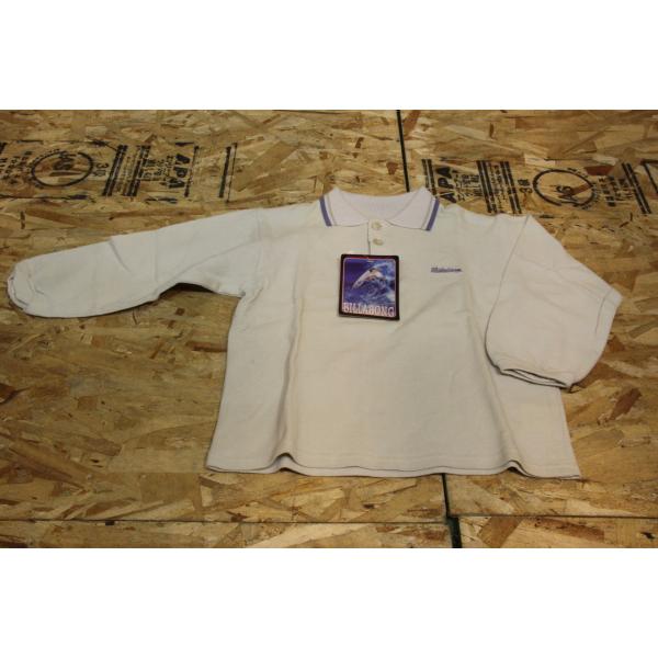 こども服　ポロシャツ　BILLABONG かの子長袖　送料無料　新品　ヴィンテージ