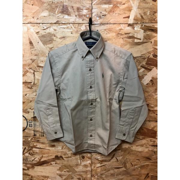 こども服　シャツ　RALPH LAUREN ツイールシャツ　ベージュ 6　送料無料　輸入こども服 新...