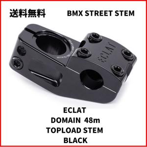 送料無料　自転車 BMX ステム ECLAT DOMAIN 48m TOPLOAD STEM BLACK｜bmx-source
