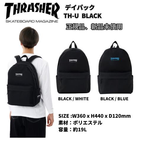 【10%OFF】THRASHER TH-U デイパック 19L ユニセックス BLACK　US表する...