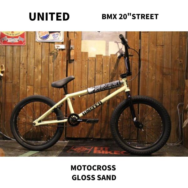 BMX 20インチ ストリート　ダート　UNITED MOTOCROSS GLOSS SAND　送料...