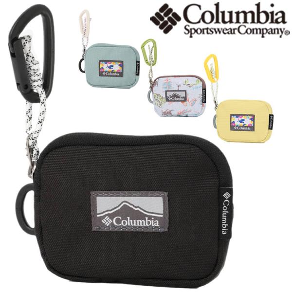 コロンビア コインケース 財布 小銭入れ カラビナ付きポーチ 男性女性男女兼用おしゃれアウトドアブラ...