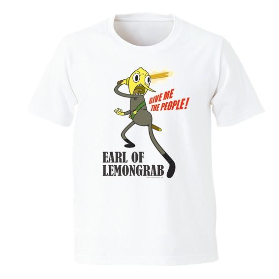アドベンチャータイム Tシャツ レディース(M) レモングラブ伯爵 ホワイト Adventure T...