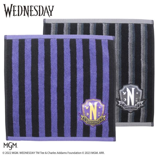 ウェンズデー グッズ ハンドタオル 25cm おしゃれ 女の子用 男の子用 WEDNESDAY NE...
