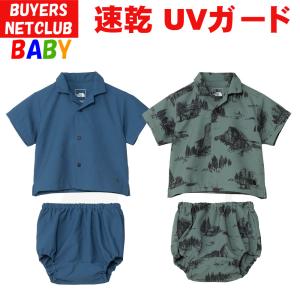 ベビー アロハベント上下セット 80cm90cm ザノースフェイス North Face 海 プール 川遊び 出産準備男の子女の子おしゃれアウトドアブランドの商品画像