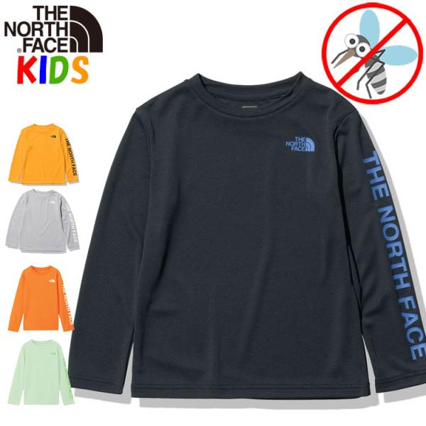 ノースフェイス キッズ 100-150cm 長袖Tシャツ TNFビーフリーNorth Face 男の...