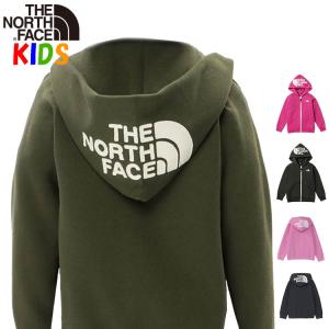 ノースフェイス キッズ パーカー 裏起毛リアビューフルジップフーディ 100-150cm North Face 男の子用女の子用長袖 無地 アウトドア 夏のキャンプ夜の防寒 アウ｜bnc2