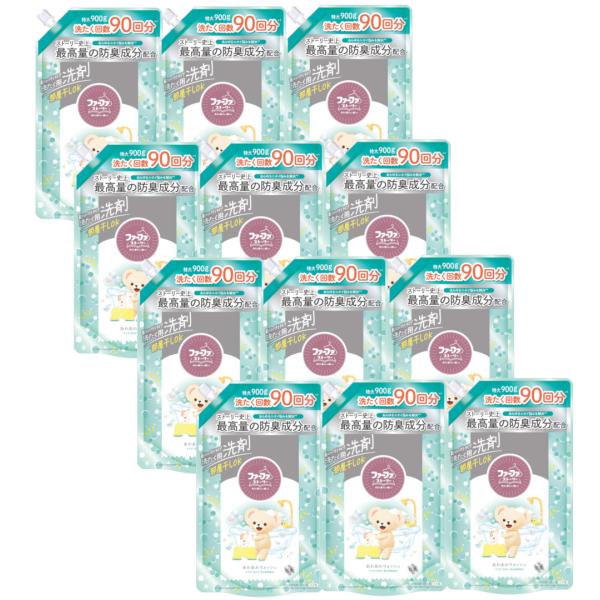 ファーファ ストーリー 洗濯洗剤 あわあわウォッシュ 詰替用 900g×12【12個セット】ケース販...