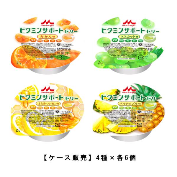 クリニコ ビタミンサポートゼリー いろいろセット（4種類×各6個 計24個セット）送料無料 介護食 ...